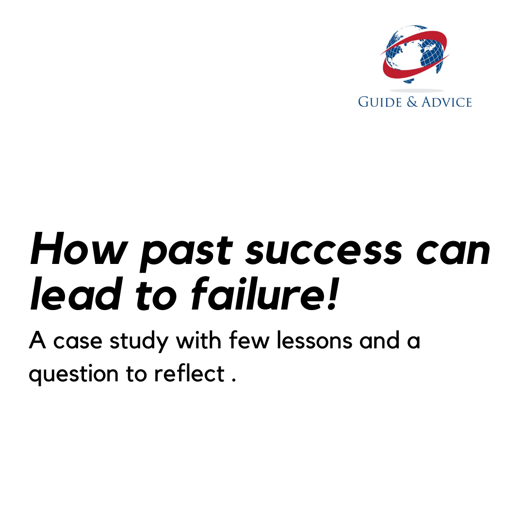 How past success lead to failure