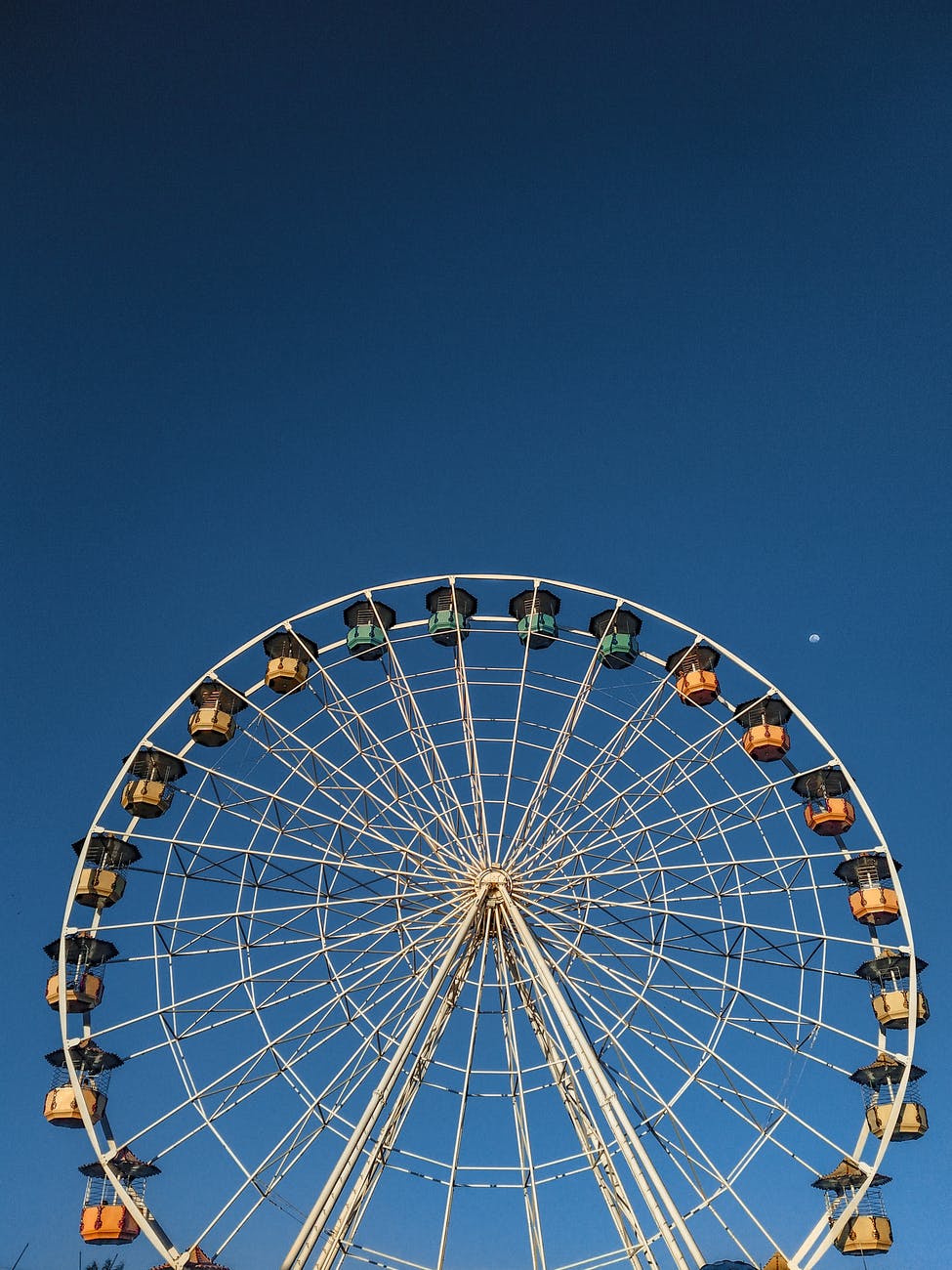 low angle photo of ferris wheel